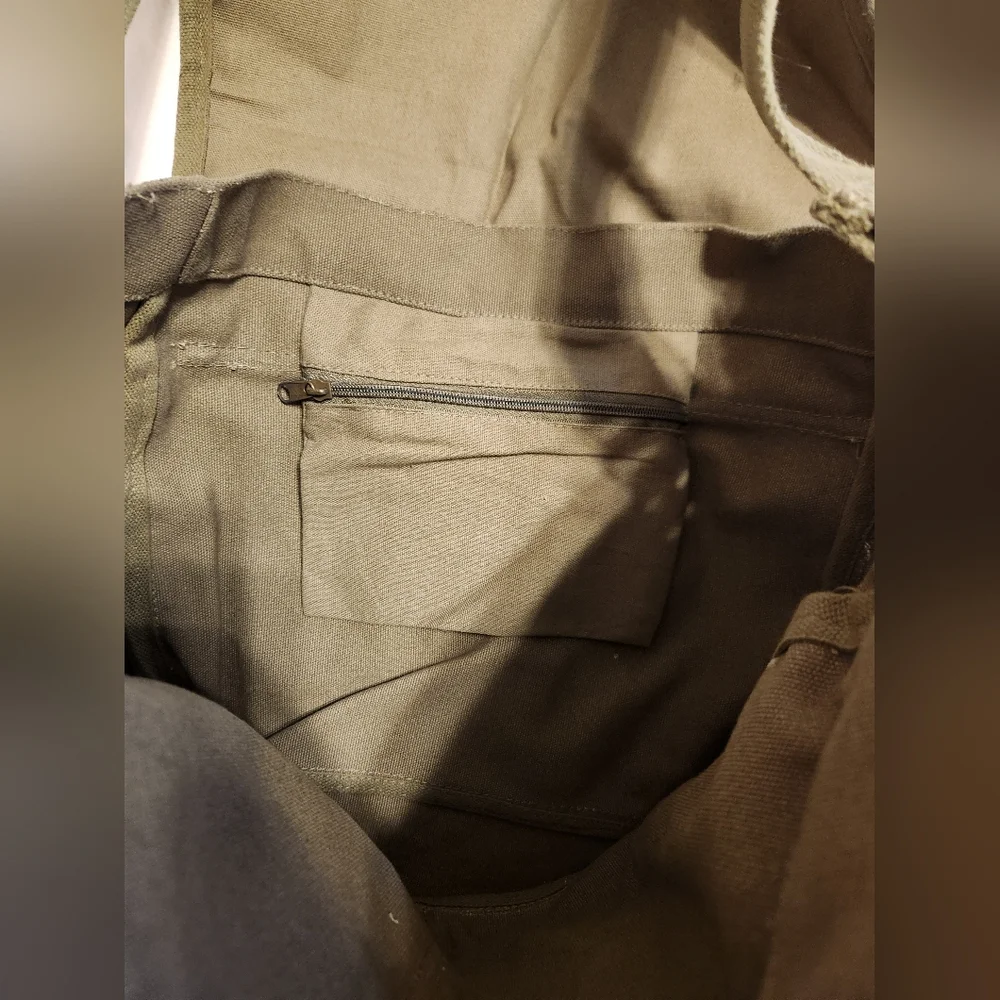 Rothco Olive Green Classic Canvas Messenger Bag NWT